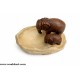 Brown Elephant Pair Floating Pot / Urli
