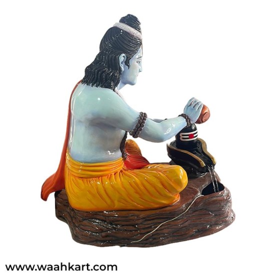 Ram Bhagwan With Shivling Abhishek Fountain