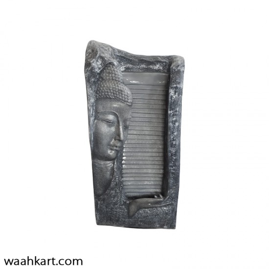 Stone Look Buddha Side Face Fountain With LED Light