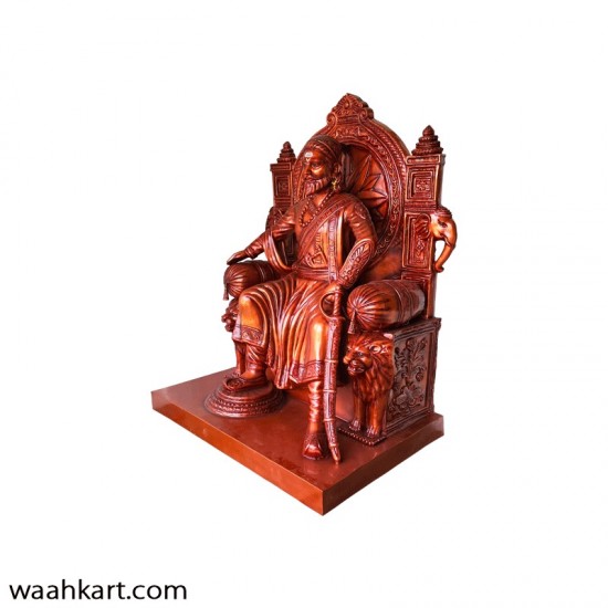 Sitting Chhatrapati Shivaji Maharaj Murti Statue