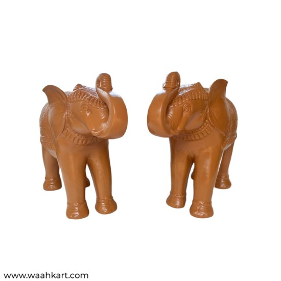 Brown Elephant Statue