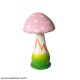 FRP Mushroom Statue In Pink Shade