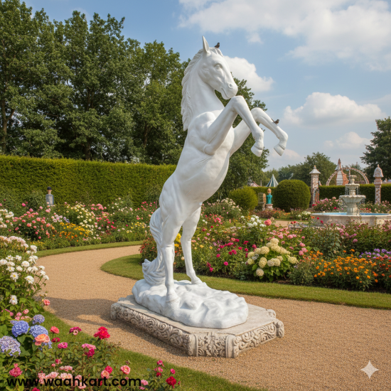 Horse Standing On Two Legs 