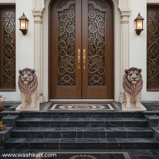 Royal Sentinel Lion Statue