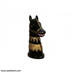 Royal Black Horse Idol-Golden Art