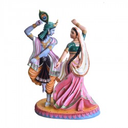 Radha Krishna Dancing Statue