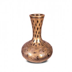 Designer Metallic Look Vase