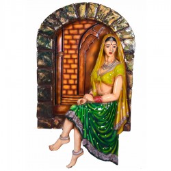 Traditional Lady Wall Mural