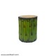 Fiber Bamboo Log Stool