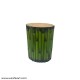 Fiber Bamboo Log Stool