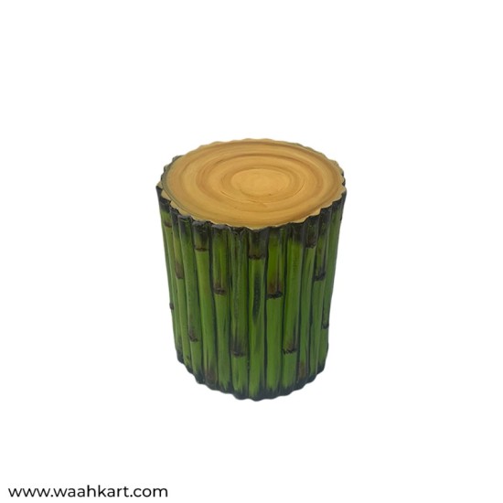 Fiber Bamboo Log Stool