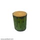 Fiber Bamboo Log Stool