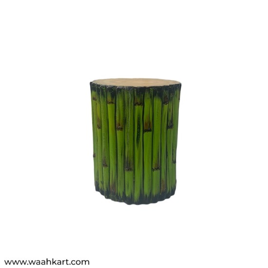 Fiber Bamboo Log Stool