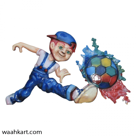 Colourfull Playing Boy Mural