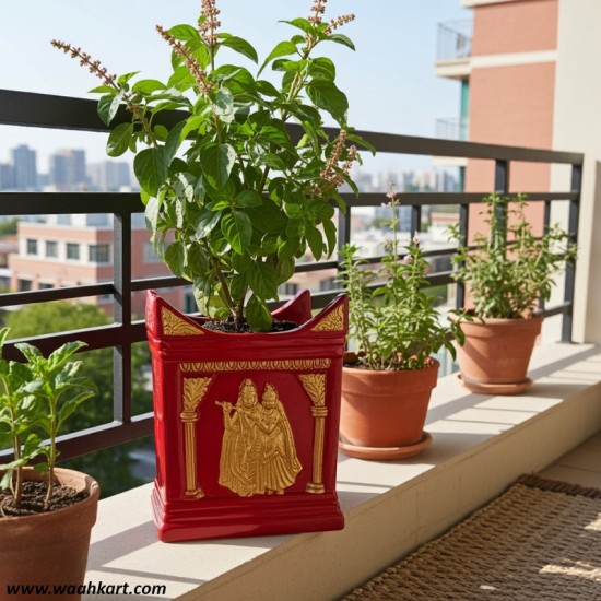 Divine Tulsi Plant Planter