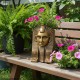 Egyptian Pharao Face Plant Pot