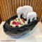 Elephant Pair Floating Pot/Urli