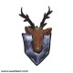 Fiber Deer Face Wall Mount