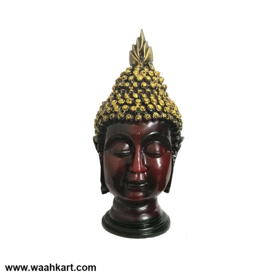 Golden Brown Shade Lord Buddha Decorative Piece