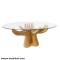 Golden Hands Center Table (Without Glass)