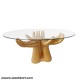 Golden Hands Center Table (Without Glass)
