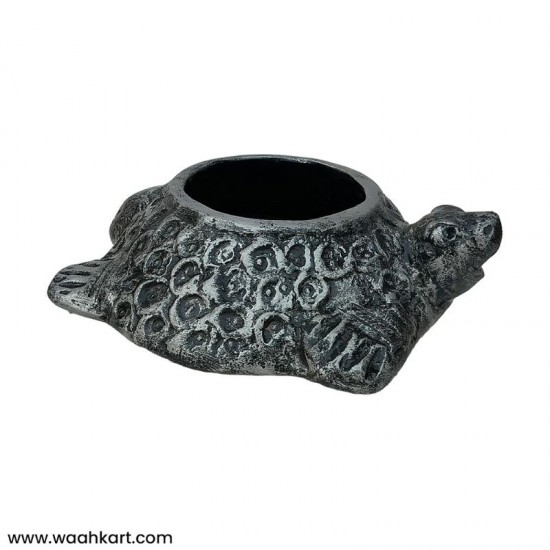 Grey FRP Tortoise Shape Floating Pot