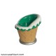 Ice Cream Cone Shape Chair - In Green