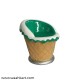 Ice Cream Cone Shape Chair - In Green