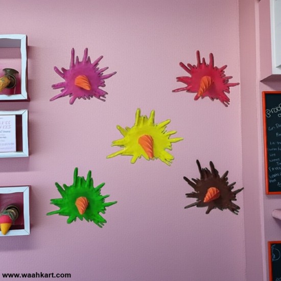 Ice-Cream Cone Splash Wall Hanging