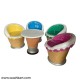 Ice Cream Shape - Set Of 1 Table And 4 Colourful Chairs
