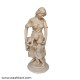 Lady With Kids Playing Statue