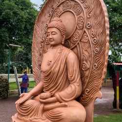 Lotus Seated Giant Buddha Statue