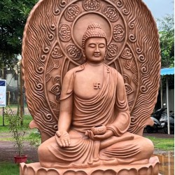 Lotus Seated Giant Buddha Statue