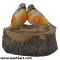 Love Birds on Tree Trunk Bowl Showpiece/Bird Feeder
