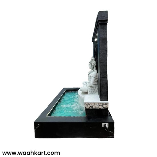Mahadev Statue With Fountain And Led Lights