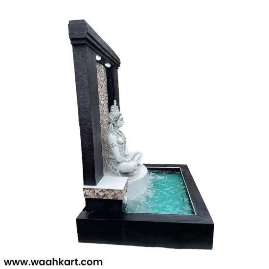Mahadev Statue With Fountain And Led Lights