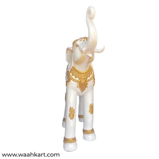 Marble Look Welcome Elephant 