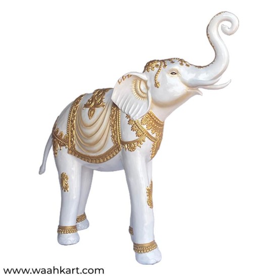 Marble Look Welcome Elephant 