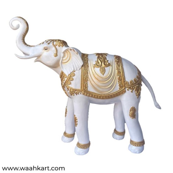 Marble Look Welcome Elephant 