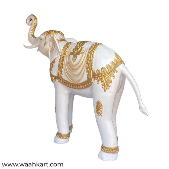 Marble Look Welcome Elephant 