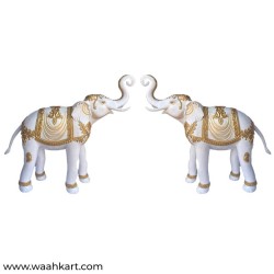 Marble Look Welcome Elephant 