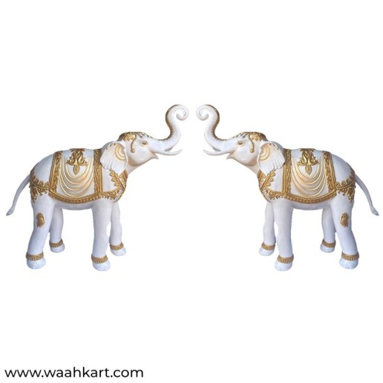 Marble Look Welcome Elephant 