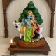 Radhe Krishna Sculpture Under Tree