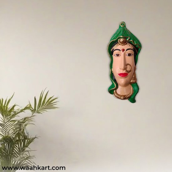 Rajasthani Village Woman Face Wall Hanging