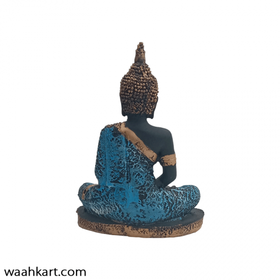 Gracious Black And Dark Blue Buddha 