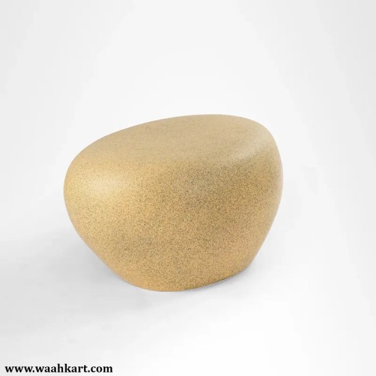 FRP Stone Look Golden Stool