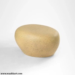 FRP Stone Look Golden Stool