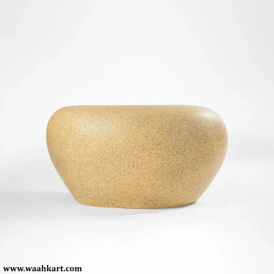 FRP Stone Look Golden Stool