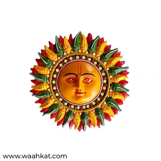 Sun Wall Hanging In Multicolor