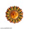 Sun Wall Hanging In Multicolor